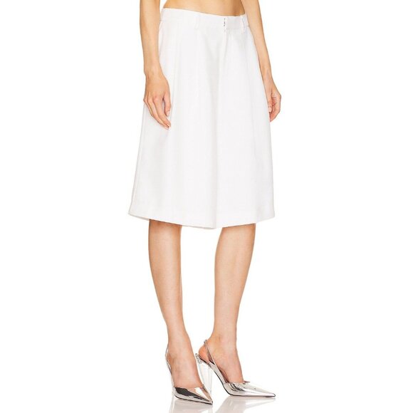 retrofete Alyson Low Waist Wide Leg Short White Womens Size XL - Picture 3 of 11